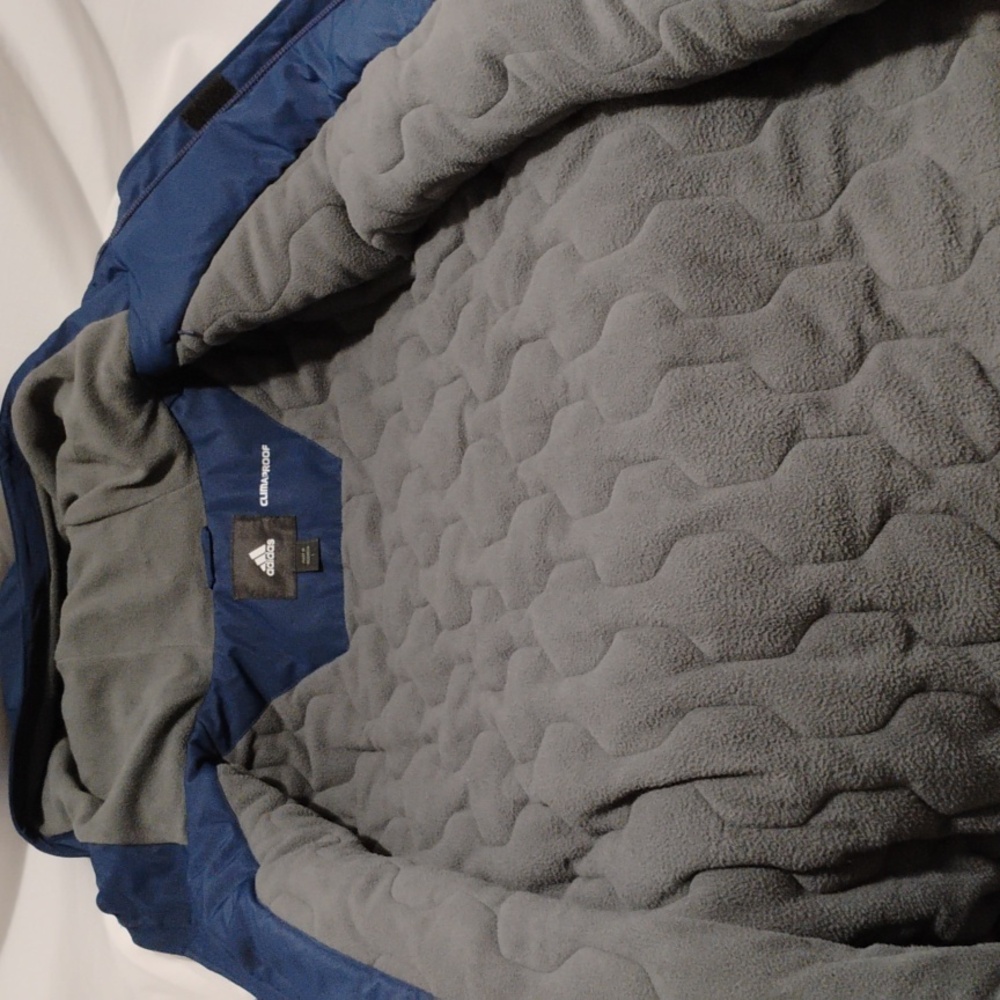 SALE! RARE! NWOT ADIDAS Notre Dame Climaproof Winter Y2K Coat Velcro/Zip Sz.L - Picture 11 of 15